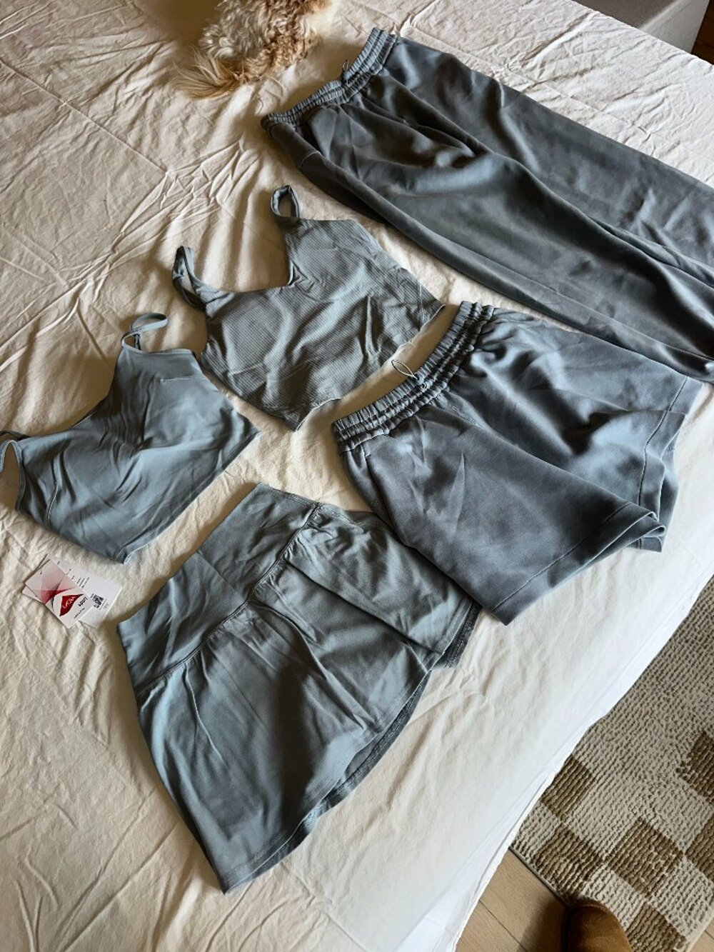 ColorfulKoala - Set of 5 Modular Powder Blue Athletic Pieces - XS/S
